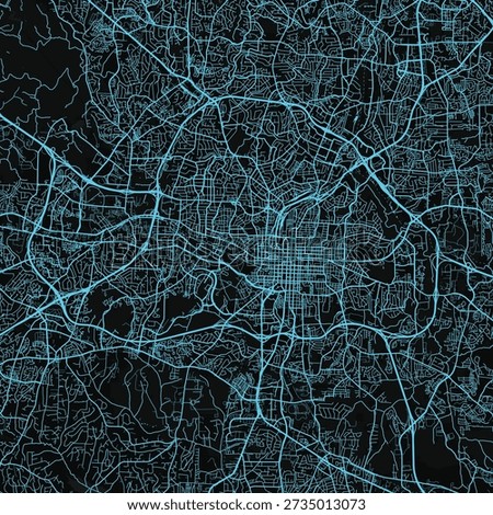 Raleigh City Map discover the elegance of structured urban grid refined linework in this cyan blueprint where every line and angle tells a story, emphasizing refined linework, with balanced.