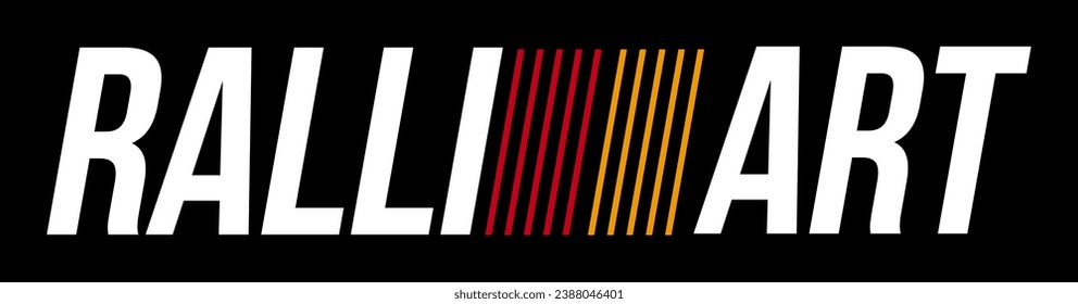 Ralliart Rally Art Racing Developement Symbol Icon Logo Sign Signage Banner Badge Label Vector EPS PNG Transparent No Background Clip Art Vector EPS PNG 