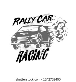 Rally Car Racing Vector Rally Car Stock Vector (Royalty Free ...