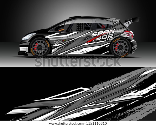 Download Rally Car Wrap Design Vector Truck Stock Vector Royalty Free 1151110310 Yellowimages Mockups