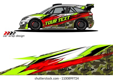 Rally car wrap vector designs. abstract livery for vehicle vinyl branding background
