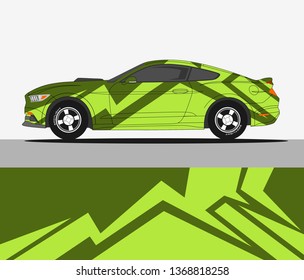 Rally car wrap vector designs.