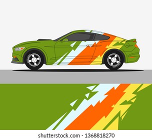 Rally car wrap vector designs.