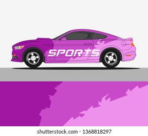 Rally car wrap vector designs.