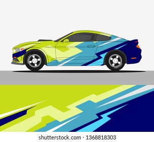 Rally car wrap vector designs.