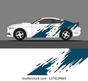 Rally car wrap vector designs