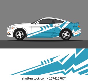 Rally car wrap vector designs