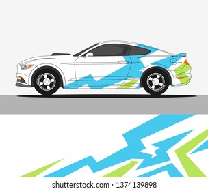 Rally car wrap vector designs