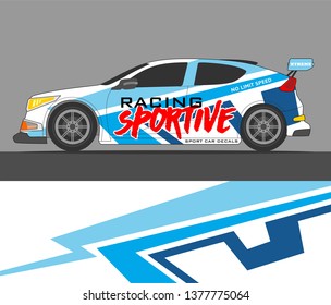 Rally car wrap vector designs. abstract livery for vehicle vinyl branding background