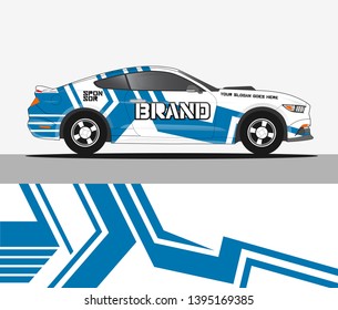 Rally car wrap vector designs