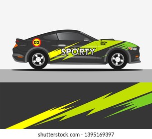 Rally car wrap vector designs