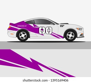 Rally car wrap vector designs