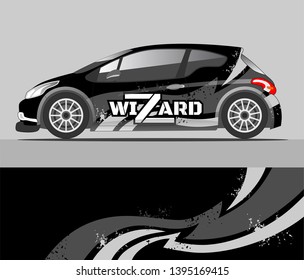 Rally car wrap vector designs