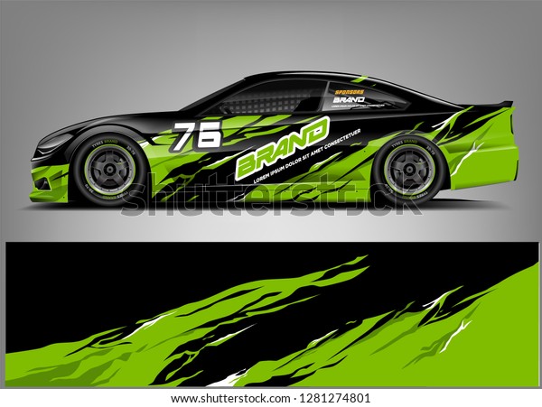 Rally car wrap vector designs. abstract livery\
for vehicle vinyl branding\
background