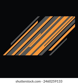 Rallye-Car-Wrapping-Aufkleber-Vektorgrafik.
