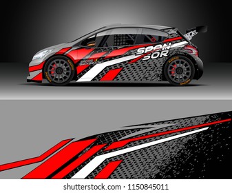 Racing Car Wrap Design Vector Graphic Stock Vector (Royalty Free ...