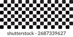 rally flag texture. chess background pattern. black and white square texture with round corner