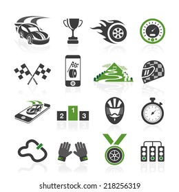 Rally Icon Set, Sports Icons