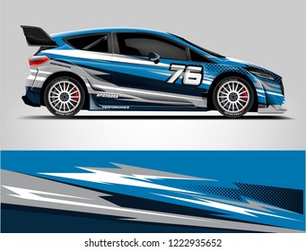 Rally livery design. Racing car wrap design. abstract strip racing background vector eps format