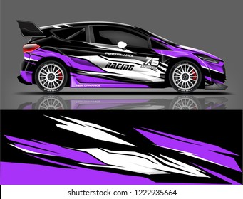 Rally Livery Design Racing Car Wrap Stock Vector (Royalty Free ...