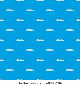 Rally racing car pattern repeat seamless in blue color for any design. Vector geometric illustration
