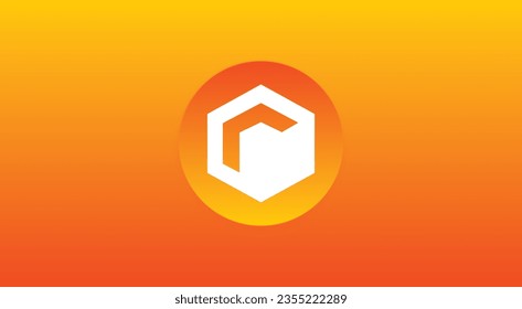 Rally, RLY cryptocurrency logo on isolated background with copy space. 3d vector illustration of Rally, RLY Token icon banner design concept. svg