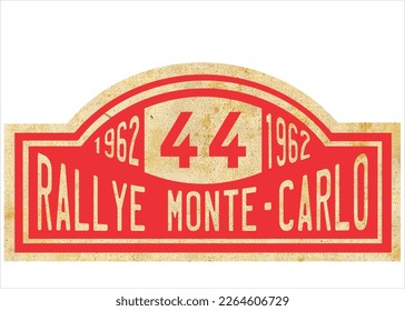 Rallye Monte Carlo 1962 Vintage