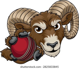 A ram billy or mountain goat bighorn sheep cricket sports team mascot