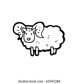 Ram Cartoon Stock Vector (Royalty Free) 65591284 | Shutterstock