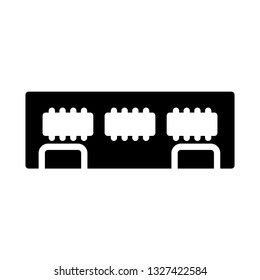 Ram glyph icon