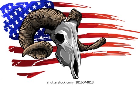 ram goat logo icon design vector illustration