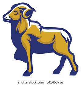 Ram goat mascot