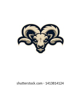 ram goat sport logo icon design vector illustration
