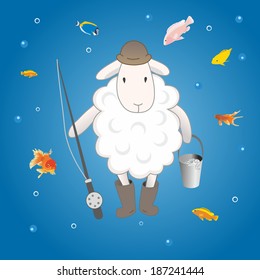 Ram goes fishing