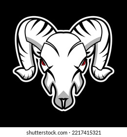 Ram Head Logo Illustration Perfect For Sport Logo