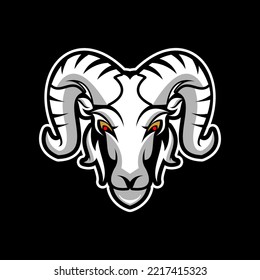 Ram Head Logo Illustration Perfect For Sport Logo