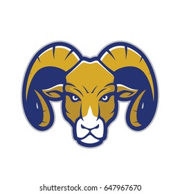 Ram Head Mascot