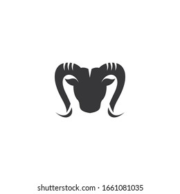 Ram Horns Vector logo Icons Template