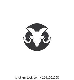 Ram Horns Vector logo Icons Template