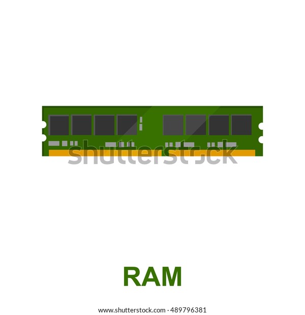 Ram Icon Cartoon Single Pc Icon Stock Vector (Royalty Free) 489796381 ...