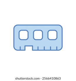 Ram icon. Computer hardware icon design. vector graphic