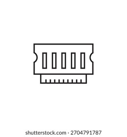 Icono de RAM Ilustración Elemento Diseño 