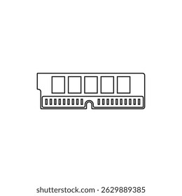ram icon , memory icon vector