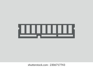 Ram icon symbol. Premium quality isolated dynamic memory element in trendy style.