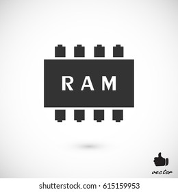 ram icon, vector best flat icon EPS 10