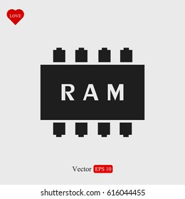 ram icon, vector best flat icon EPS 10