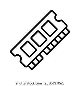 ícone ram modelo de design de vetor simples e limpo