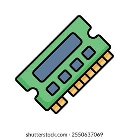 ícone ram modelo de design de vetor simples e limpo