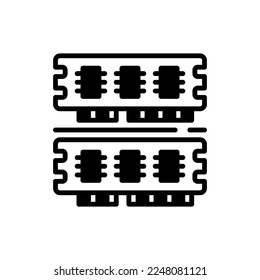 Ram icon in vector. Logotype