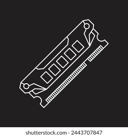 ram icon vector template illustration logo design